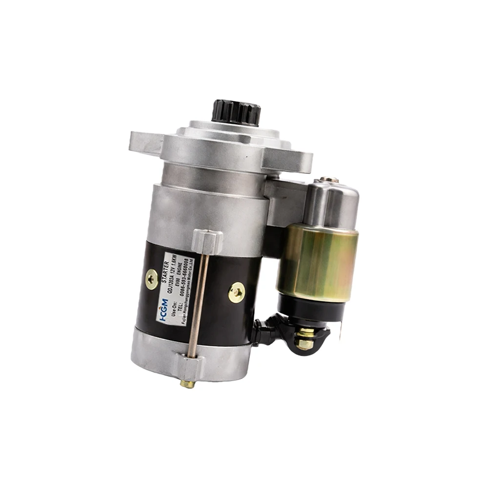 QDJ1203A 12V 1.6KW 9T Diesel Generator Starter Motor For Kipor EV80 2V80 CCW Diesel Engine Motor Starter Generator Parts
