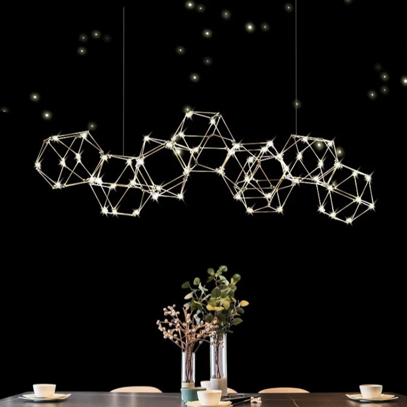 

Restaurant Pendant Light 2025 New Italian Bar Desk Lamp Firefly Minimalist Light Luxury Dining Room Home Internet Famous LED