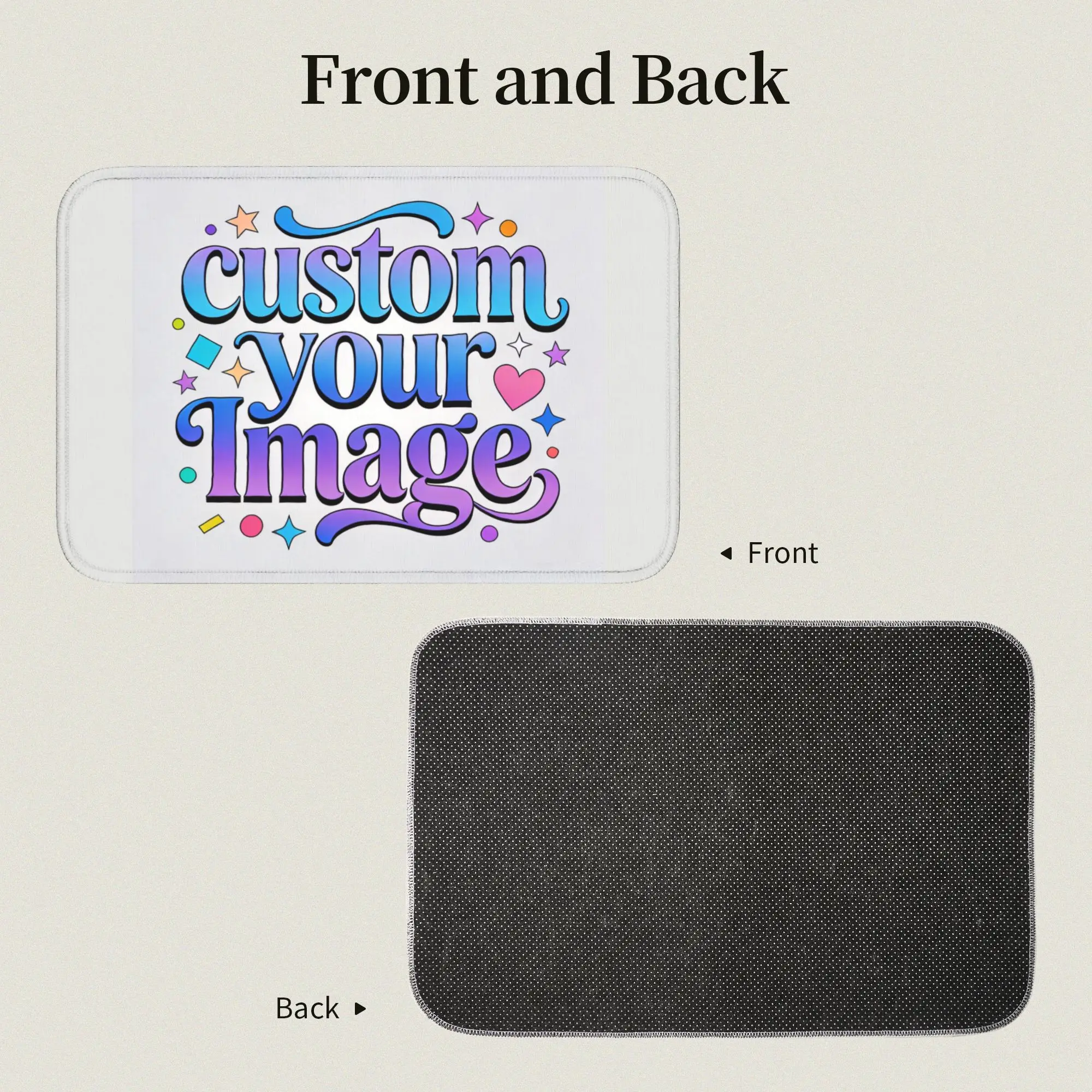 Custom Your Photo Logo Text Front Door Mat Anti-Slip Indoor Quick Dry Image Floor Bathroom Entrance Rug Carpet Footpad