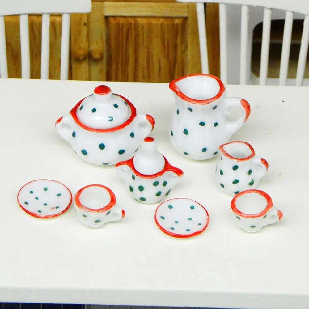 Mini Doll House Accessories Ceramic 9 Styles Pocket Tea Set Dollhouse Bottle Set 1/6 BJD Doll/1.5