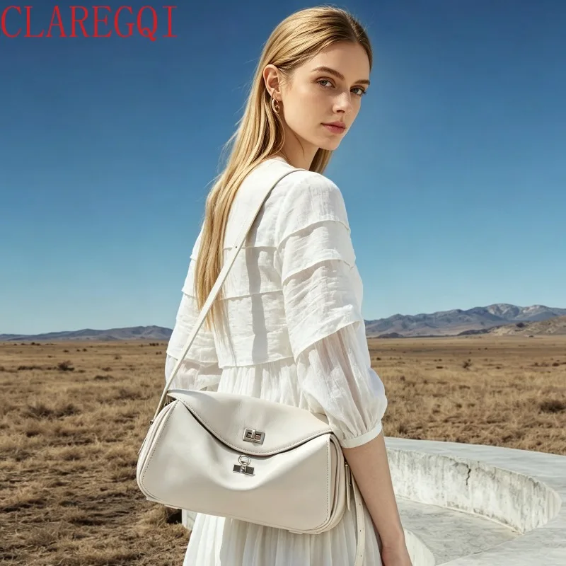 New Leather Fashion Large Capacity Messenger Bags Small Group Of People Bag For Women All Match Casual Hand Bags For Womens