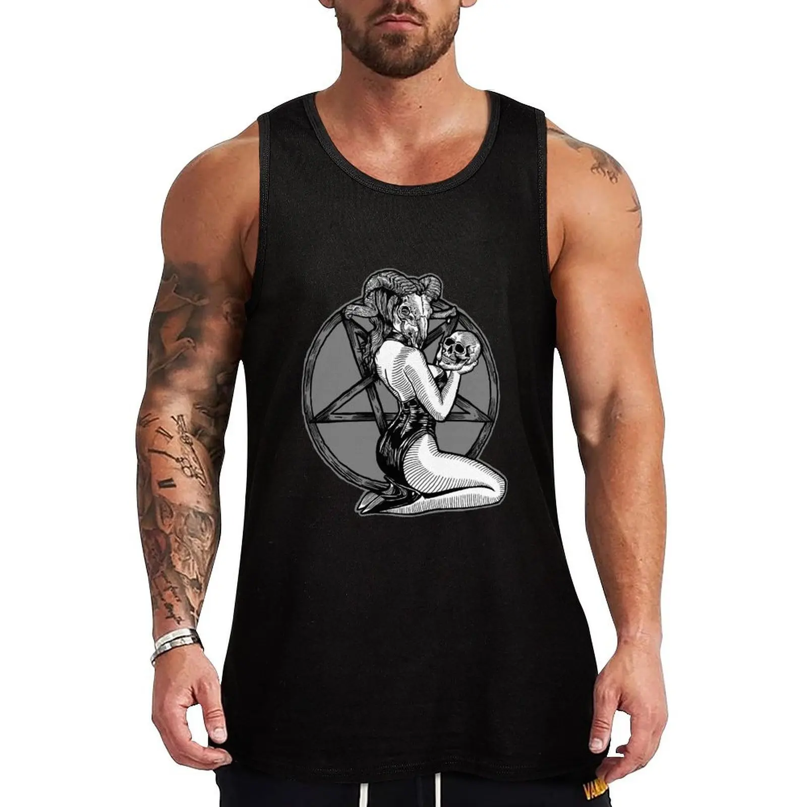 Witchy Pin Up Part 2 Tank Top Work Casual Tank Top Durable Sleeveless Top