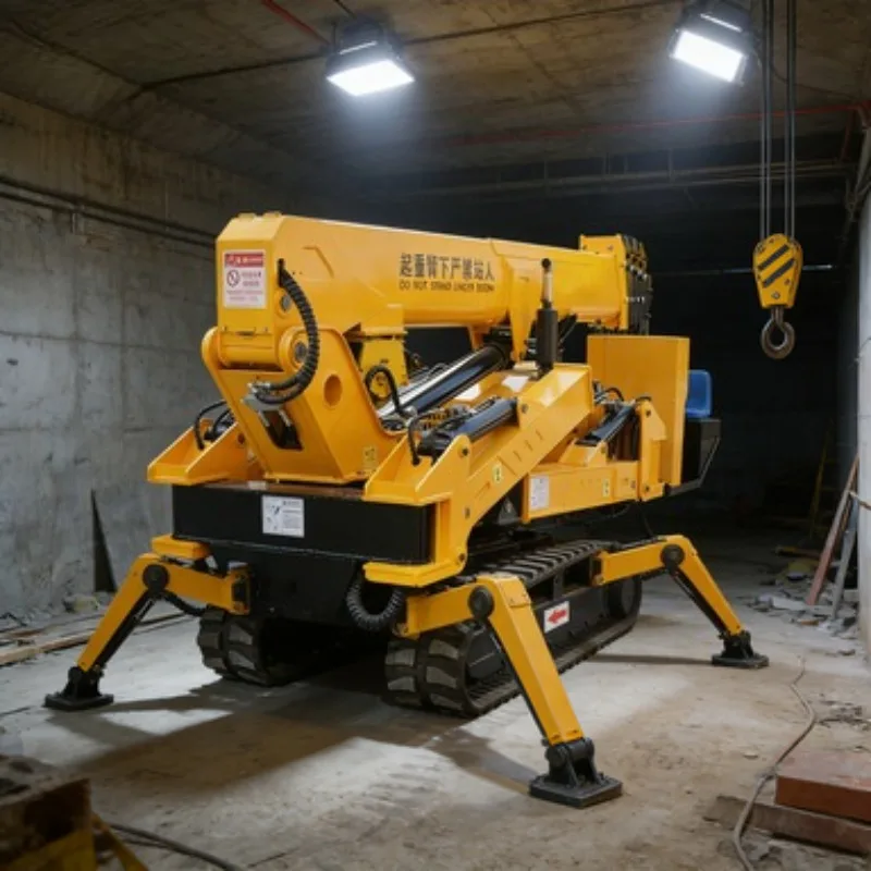 Construction Crane 3 Ton Mini Crawler Spider Crane Kb3.0b