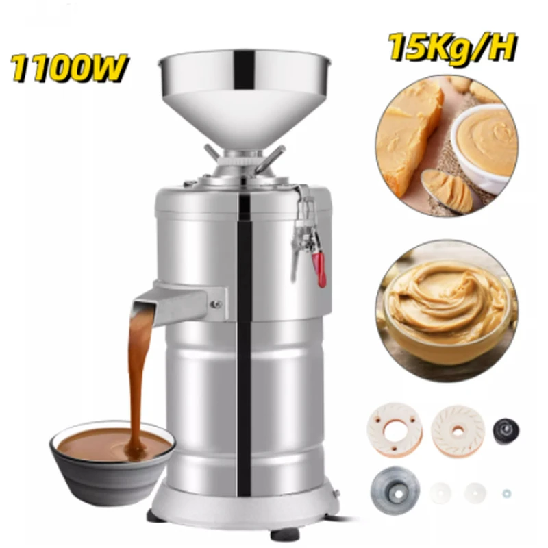 

Automatic industrial small scale groundnut almond paste grinding machine Processing peanut butter making machine