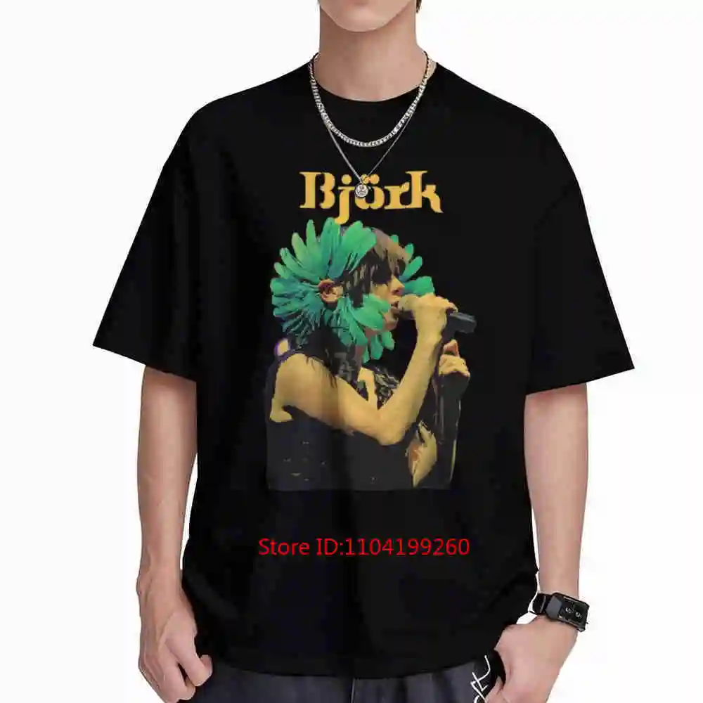 Bjork Short Sleeve Tee 100% Cotton T-Shirt