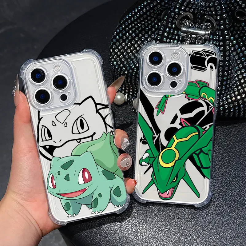 Bulbasaurs Rayquazas P-Pokemons Case For Samsung Galaxy A17 A27 A37 A57 A07 A56 A26 A36 A06 A16 A55 A35 A25 A05 54 A52 A34 Cover