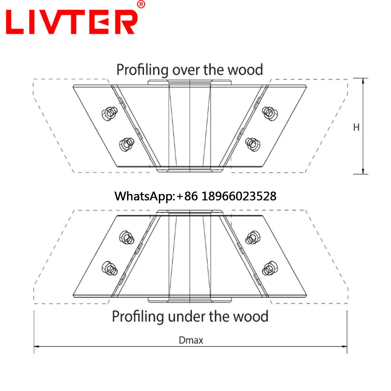 Profiled Knives Profiled knives for  woodworking High-speed cutter head for aluminium profiles