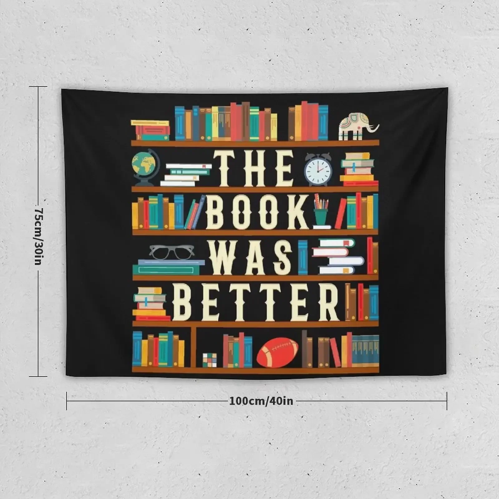 The Book Was Better Tapestry Home Decorating Carpet On The Wall Aesthetic Room Decors Tapestry