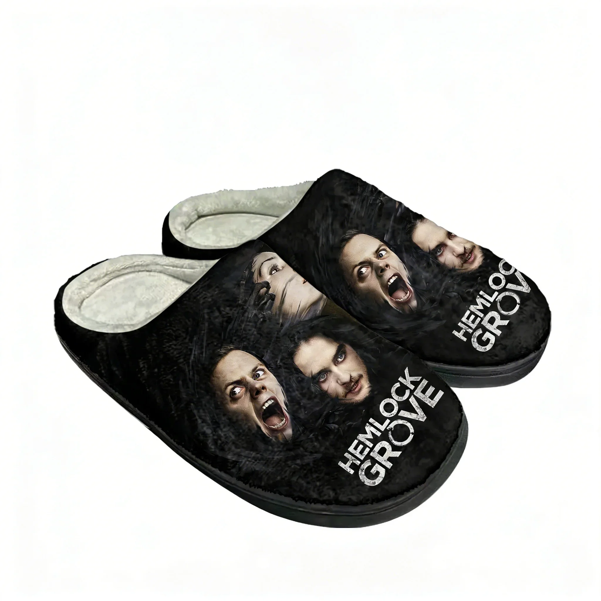 

Hemlock Grove Cotton Shoe Family Slipper Mens Womens Teenagers High Quality Plush Indoor Casual Warm Shoes Customized Slipper