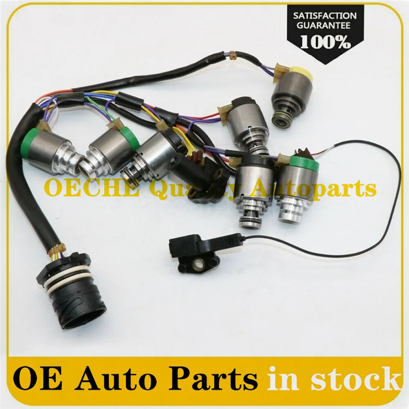 1Set Refurbished 1060298033 l 5HP19 1060 298 033 Trans Solenoid For BMW Transmission Solenoids Kit 7PCS/SET 5HP19