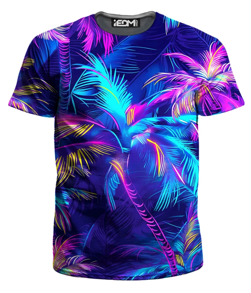 Men's T-Shirts 3D Print Colorful Pattern Round Neck T-Shirts Casual for Men Women Tops Oversized Fashion Kids Tees Clothing image 5