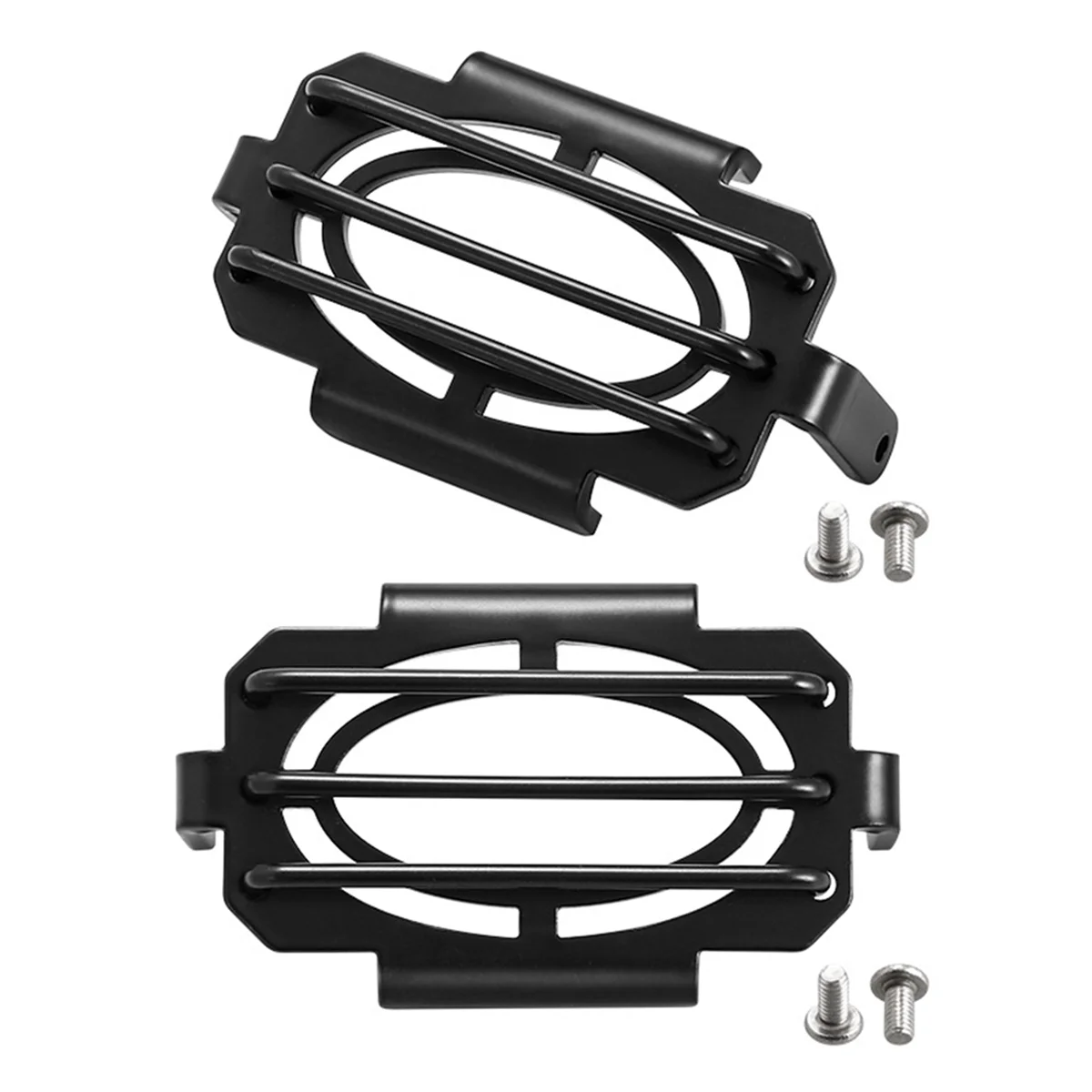 

look-Motorcycle LED Fog Light Protector Guard Foglight Lamp Cover for 368G 368 G 368-G