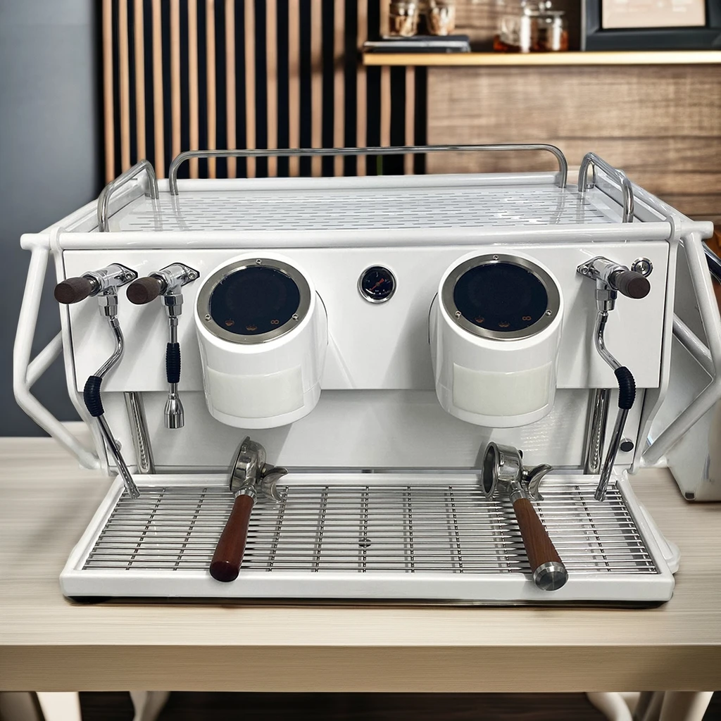 

ZILONG Professional Commercial Double Head Group Espresso Coffee Machine Electric Italy Coffee Maker with Water Boiler