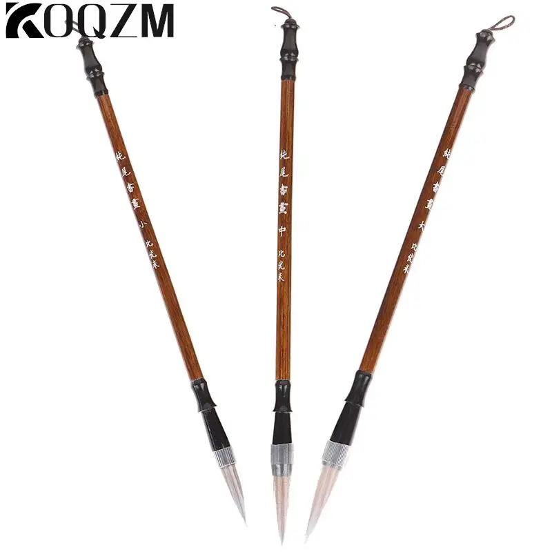 3pcs/lot Excellent Quality Chinese Calligraphy Brushes Pen For Writing Brush