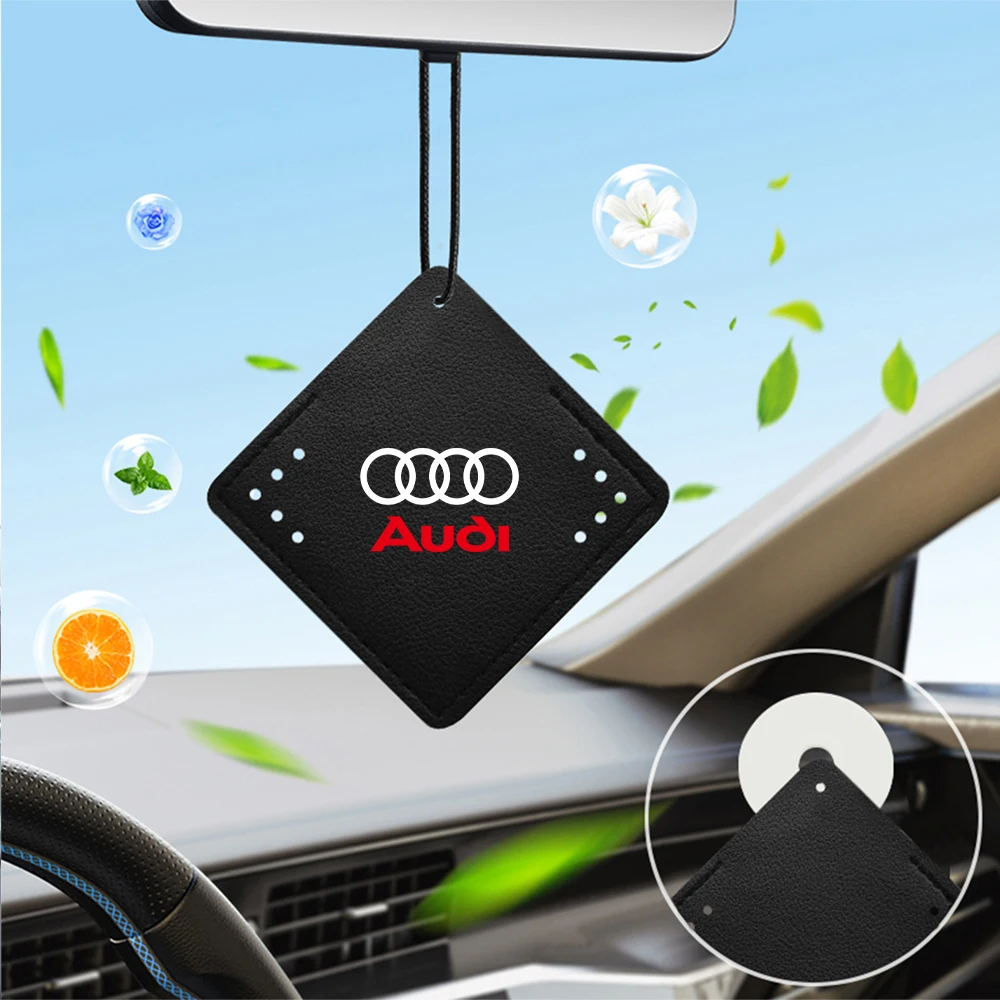 Auto Long Lasting Fragrance tablet Car Interior Air Freshener Pendant Valve Cap For Audi Sline C5 A5 A4 B8 A3 A8 Q3 C7 8P S3 B6