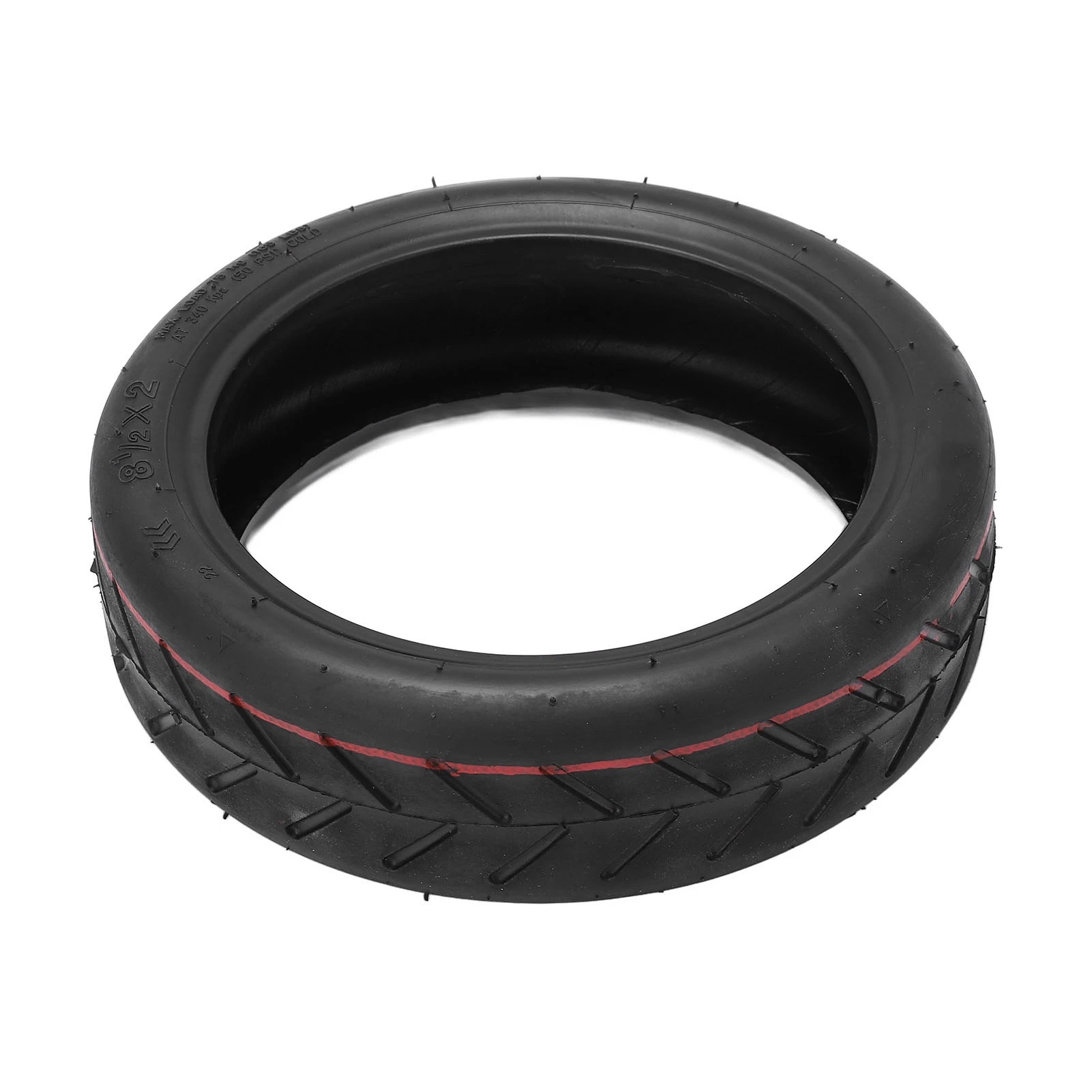 8 1/2x2 Electric Scooter Rubber Tire Replacement Tubeless Tire for Various Road Conditions