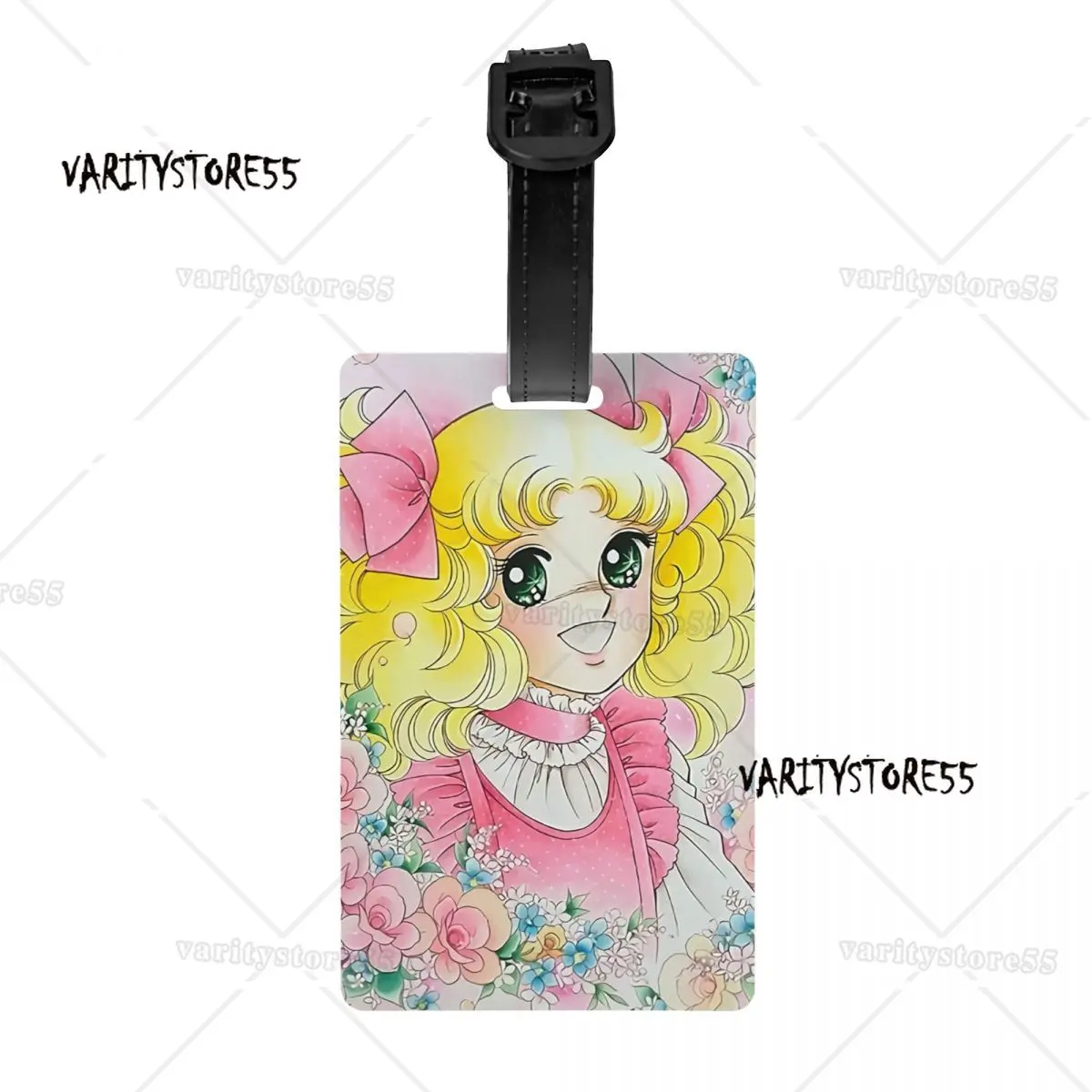 Custom Candy Candy Candice Luggage Tag for Suitcases Cute Japan Anime Manga Baggage Tags Privacy Cover Name ID Card