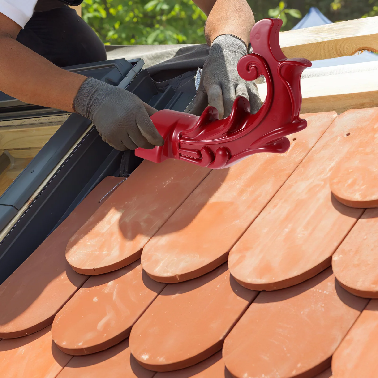 قطعة ديكور صينية، مادة بلاستيكية متينة، توافق متعدد الاستخدامات، مظهر متعدد الأبعاد، أصالة متطورة