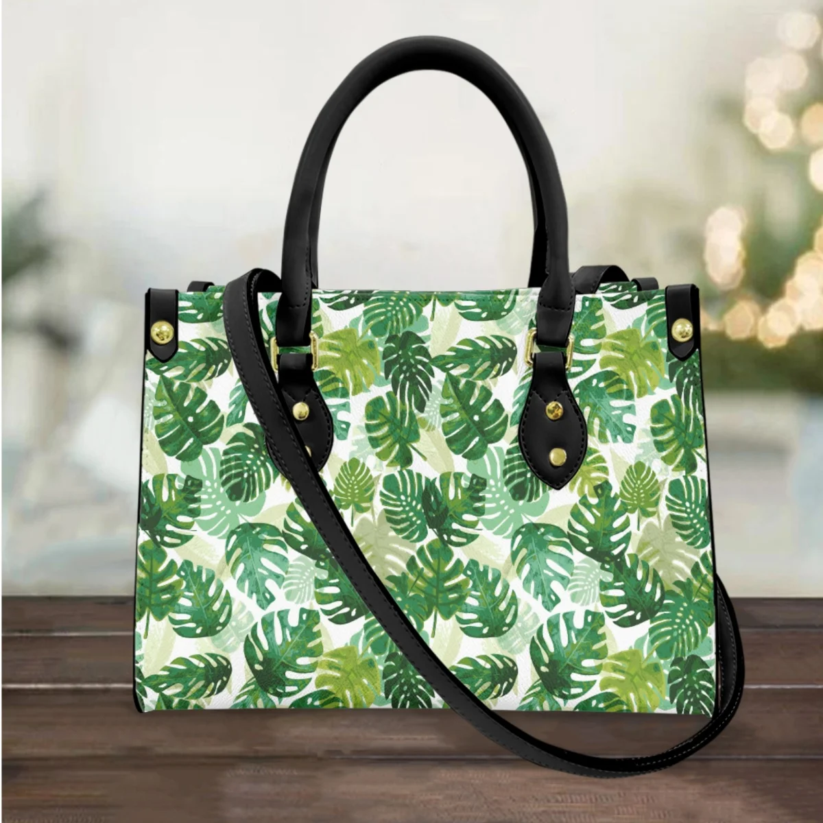 

Palm Leaf Brand Designer Ladies Small Messenger Bag Elegant Trendy Top Handle Shoulder Bag Vintage Leather Totes Handbags Gift