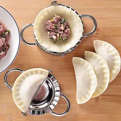 Stainless Steel Dumpling Maker Dumpling Wrapper Mold Empanada Ravioli Maker Press Pierogi Gyoza Mold Pastry Kitchen Accessories