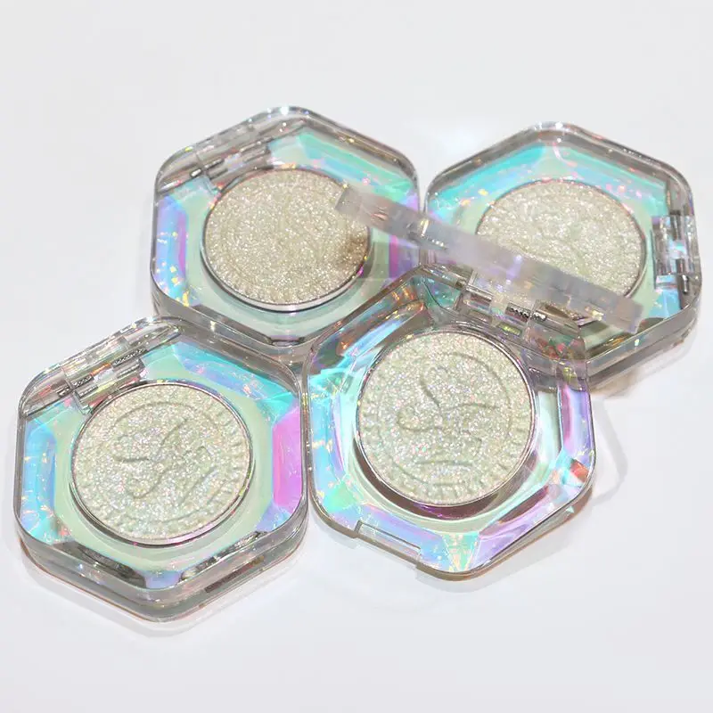 Xunfeite optische kameleon oogschaduw, puur en oogverblindend, één kleur highlights, fijn en kristalhelder