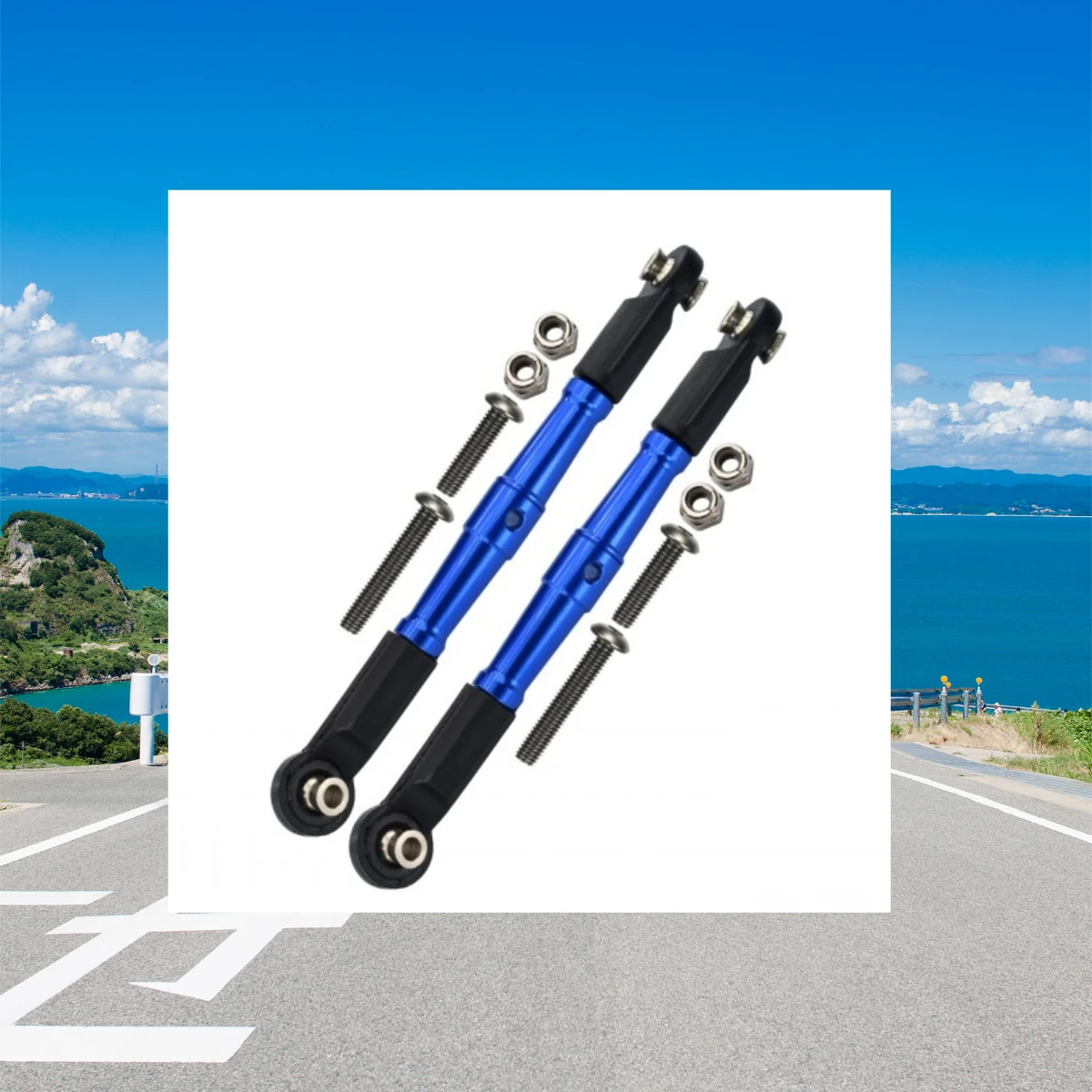 GPM aluminium spanschroefbesturing vooraan compatibel met LOSI 1/6 Super Baja Rey 1.0/2.0 - raceauto-onderdeelaccessoire