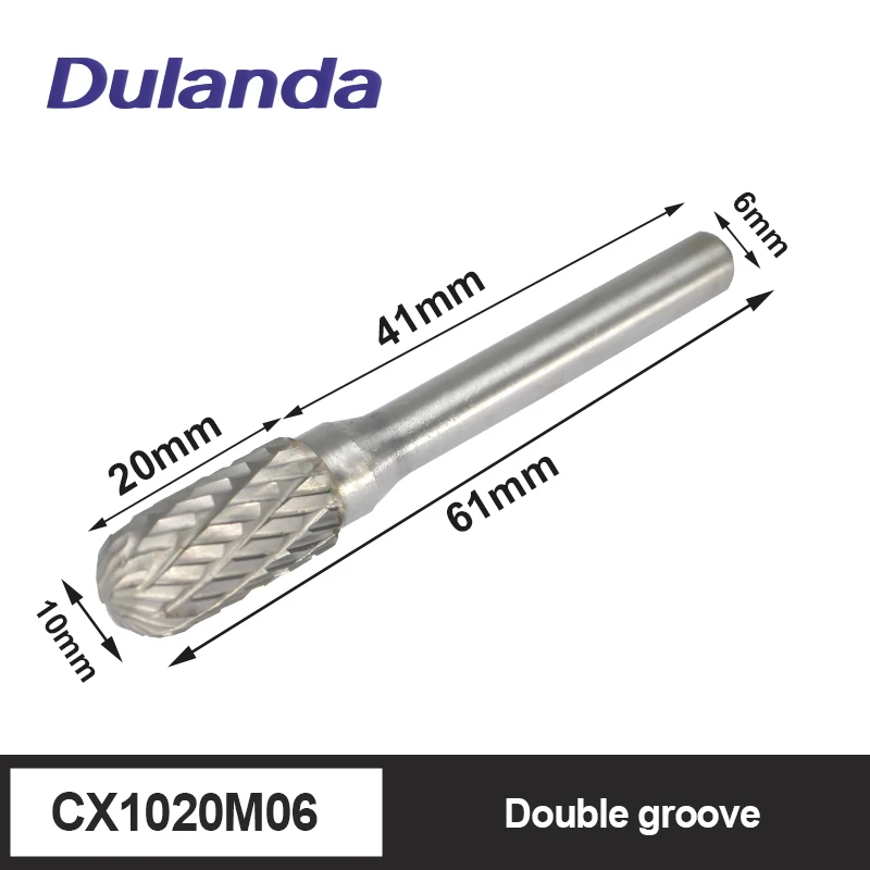 

Metal Wood Carving Grinding Polishing Double Cut C type 1/8"Carbide Rotary File Burrs Tungsten