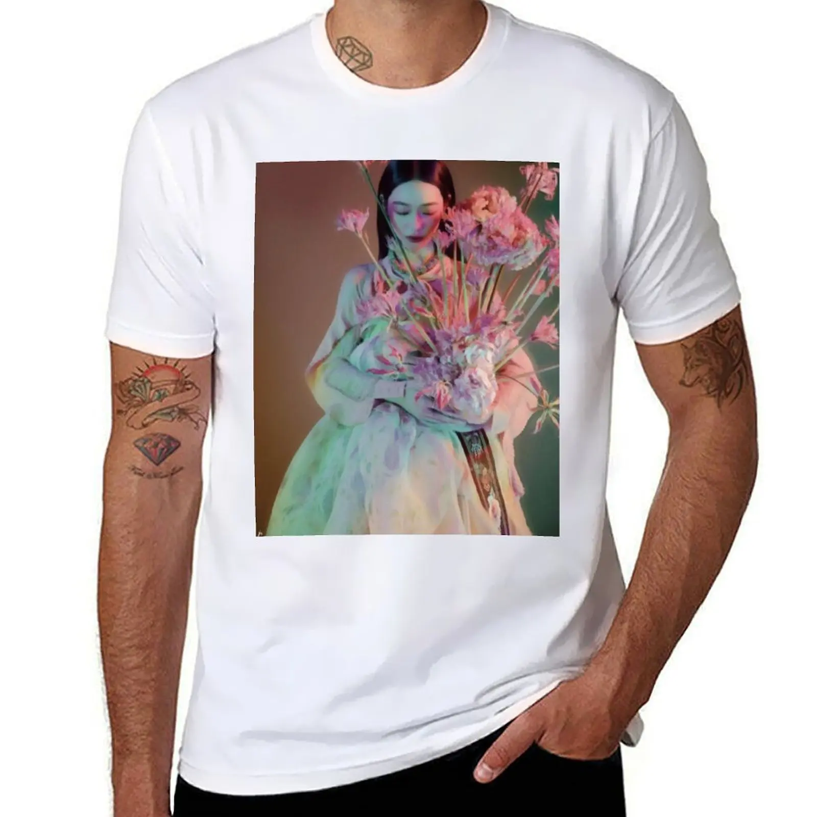 

SULLI PAINTING T-Shirt man t shirts for men cotton t shirts man 100% T-Shirt