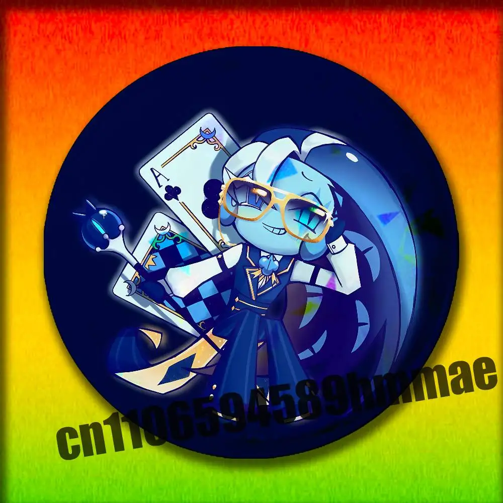 Round Pins Insignia Badge Cover For Shadow Milk Cookie Coin Brooch Button Clothes Hats Decoration 32mm