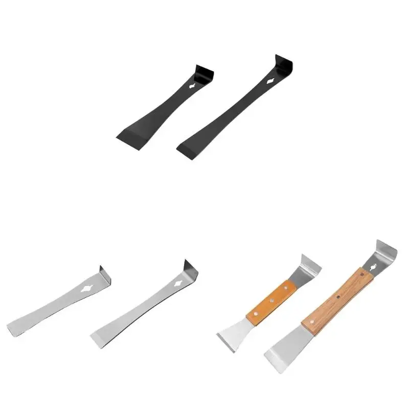 Stainless Steel Pry Bar and Scraping Tool Heavy Duty Box for Demolition Woodworking Painting Prep Hand Tool D2RD