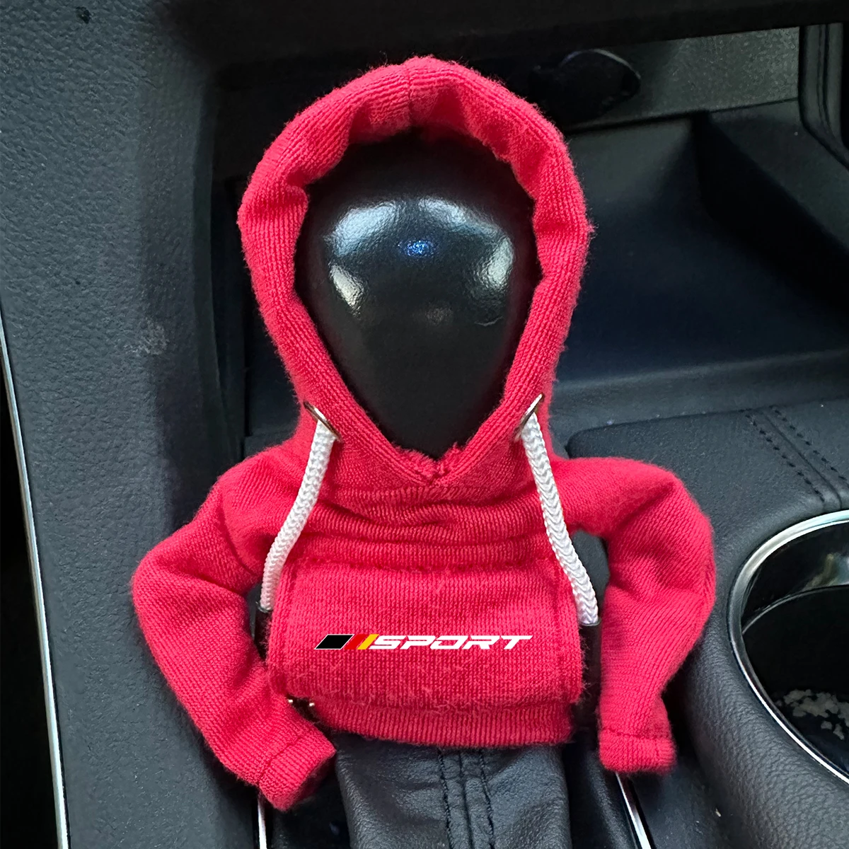 1pc Car Gear Shift Knob Cover Hoodie Sweatshirt Gear Stick Cover For Audi BMW Mercedes Benz For VW Ford Interior Accessories