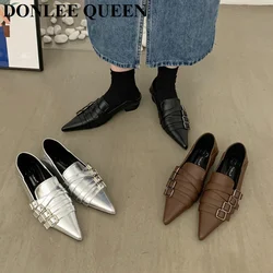 2023 New Autumn Shoes Women Shallow Flats Ballet Brand Pointed Toe Flat Heel Mary Jane Shoes Ladies Ballerina Casual Loafer Muje