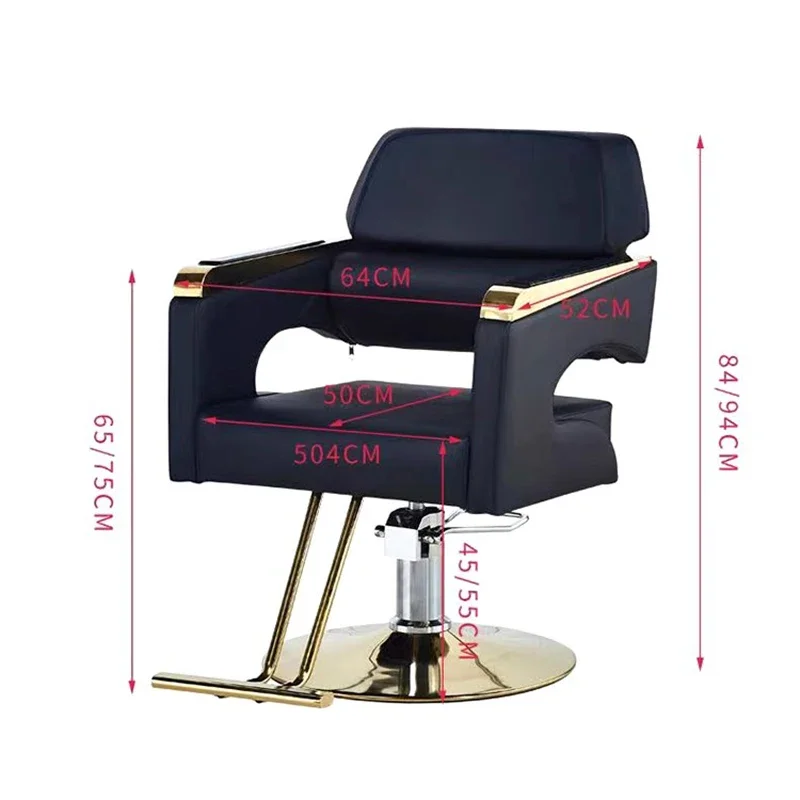 Hair Salon Exclusive Barber Chair Minimalistcomfortable Salon Chair Footrest Beauty Silla De Corte De Pelo Salon Furniture