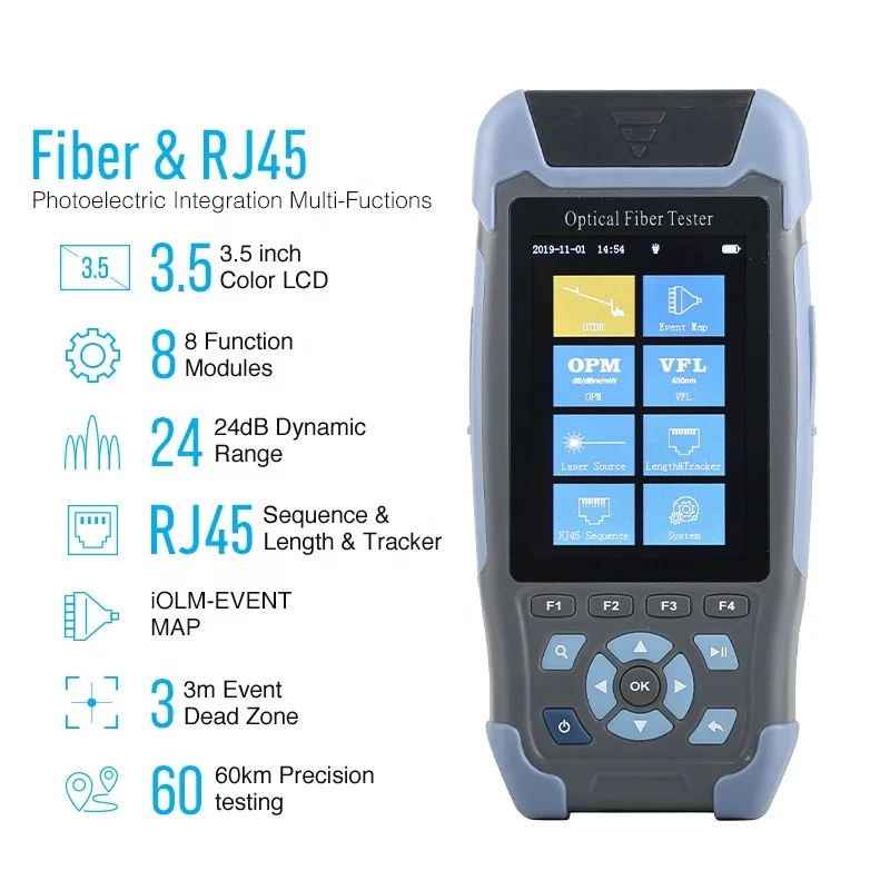 FB Mini OTDR Fiber Optic Tester Single Mode Multimode Machine Price Fibra Optica NK3200d OTDR