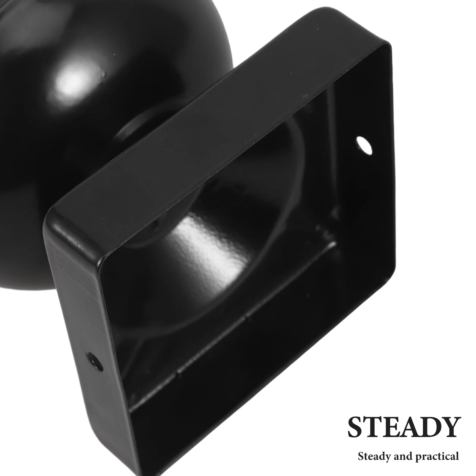 2 قطعة قبعات عمود الحديد للخدمة الشاقة مانعة لتسرب الماء سطح السفينة القبعات العالية تركيبات البوابة الزخرفية حديقة سياج الملحقات-عمدة السياج #3