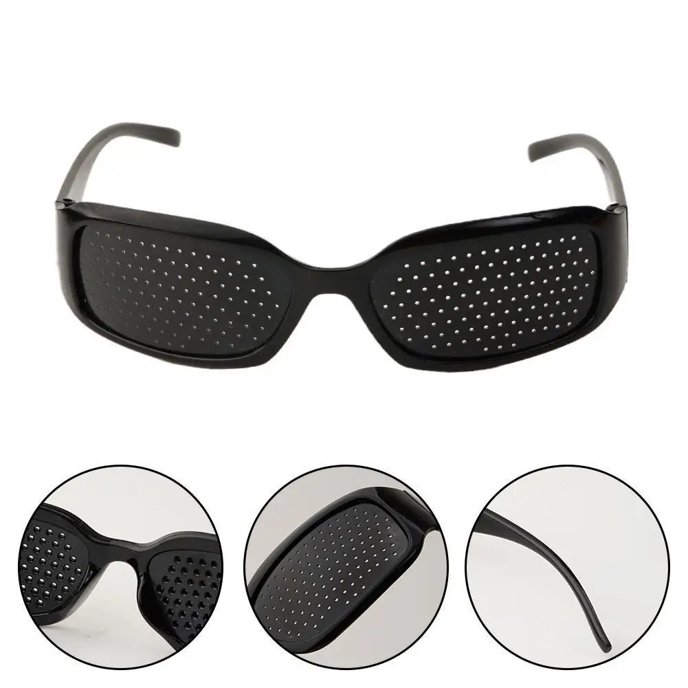 10pcs/lot Vision Care Wearable Corrective Glasses Improver Stenopeic Pin Hole Glasses Anti-fatigue Eye Protection Glasses