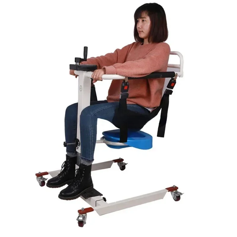 Waterproof Hydraulic Patient Transfer Lift, Disabled Mobility Elevator Lifter for Toilet, Shower & Bath Care