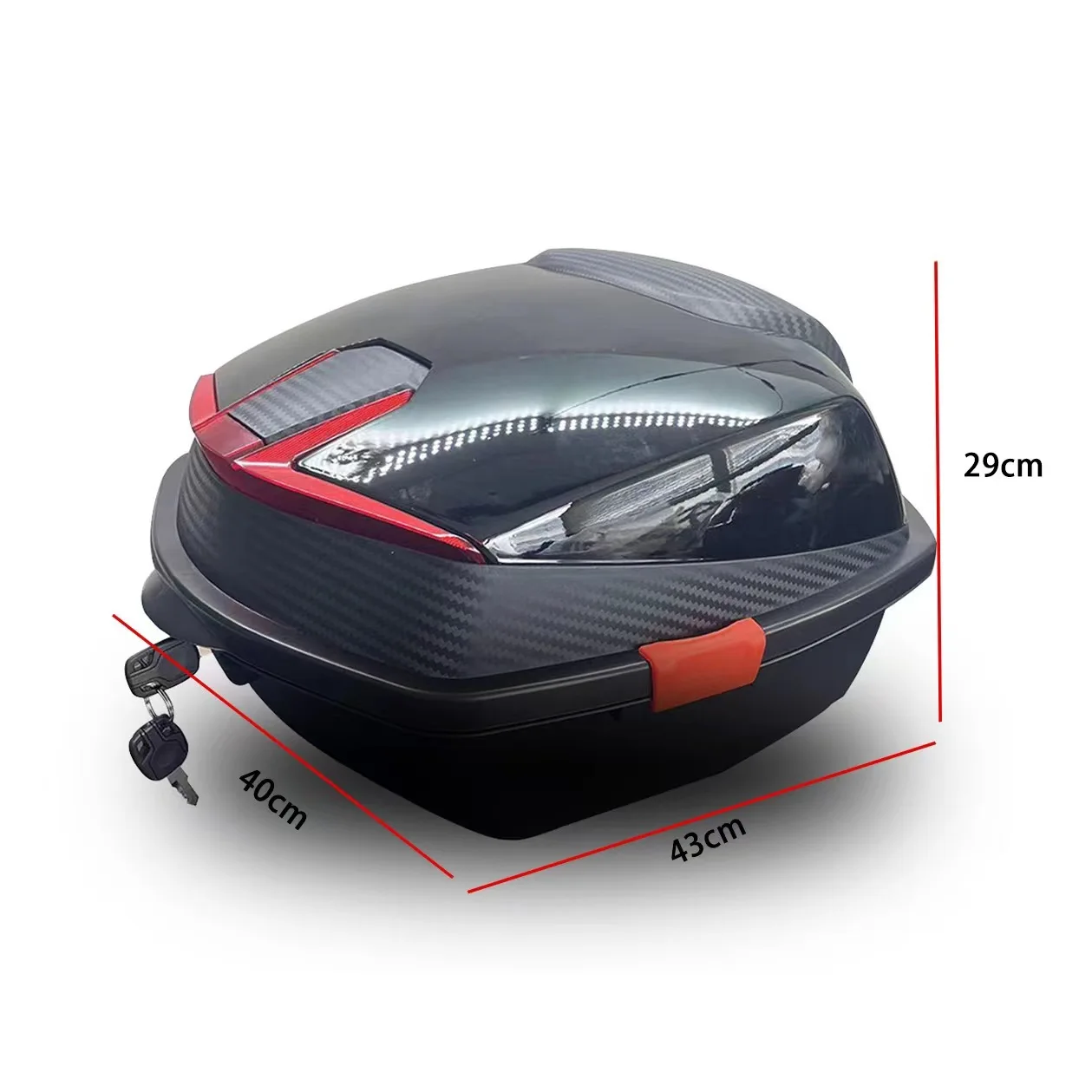 Electric Vehicle Trunk Universal Thickened Large Anti-shake Scooter Motorcycle Storage Box Toolbox Password Trunk