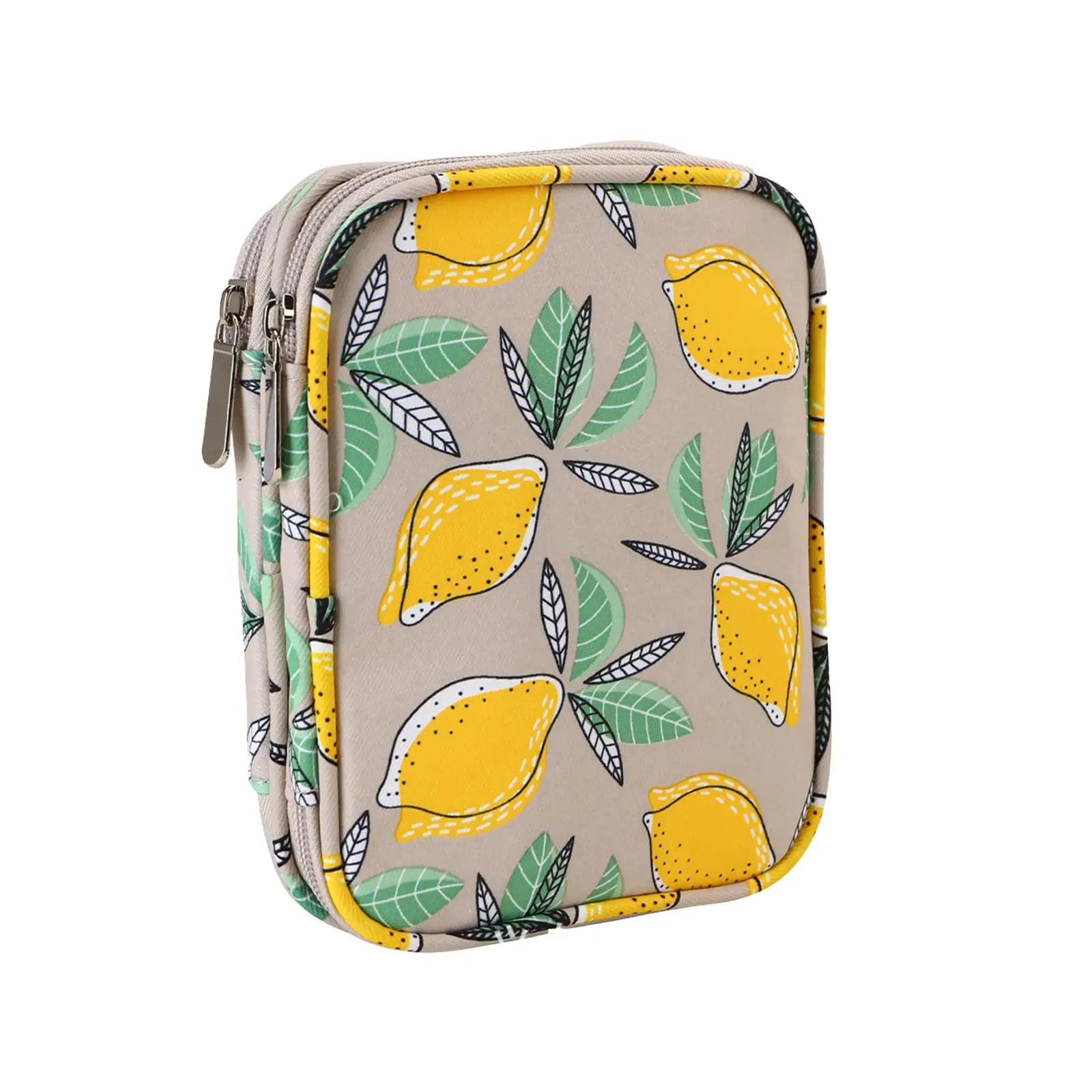 Crochet Hooks Organizer Double Layers Sturdy Travel Organizer Knitting Needle Storage Bag for Outdoor Traveling Knitting Lovers