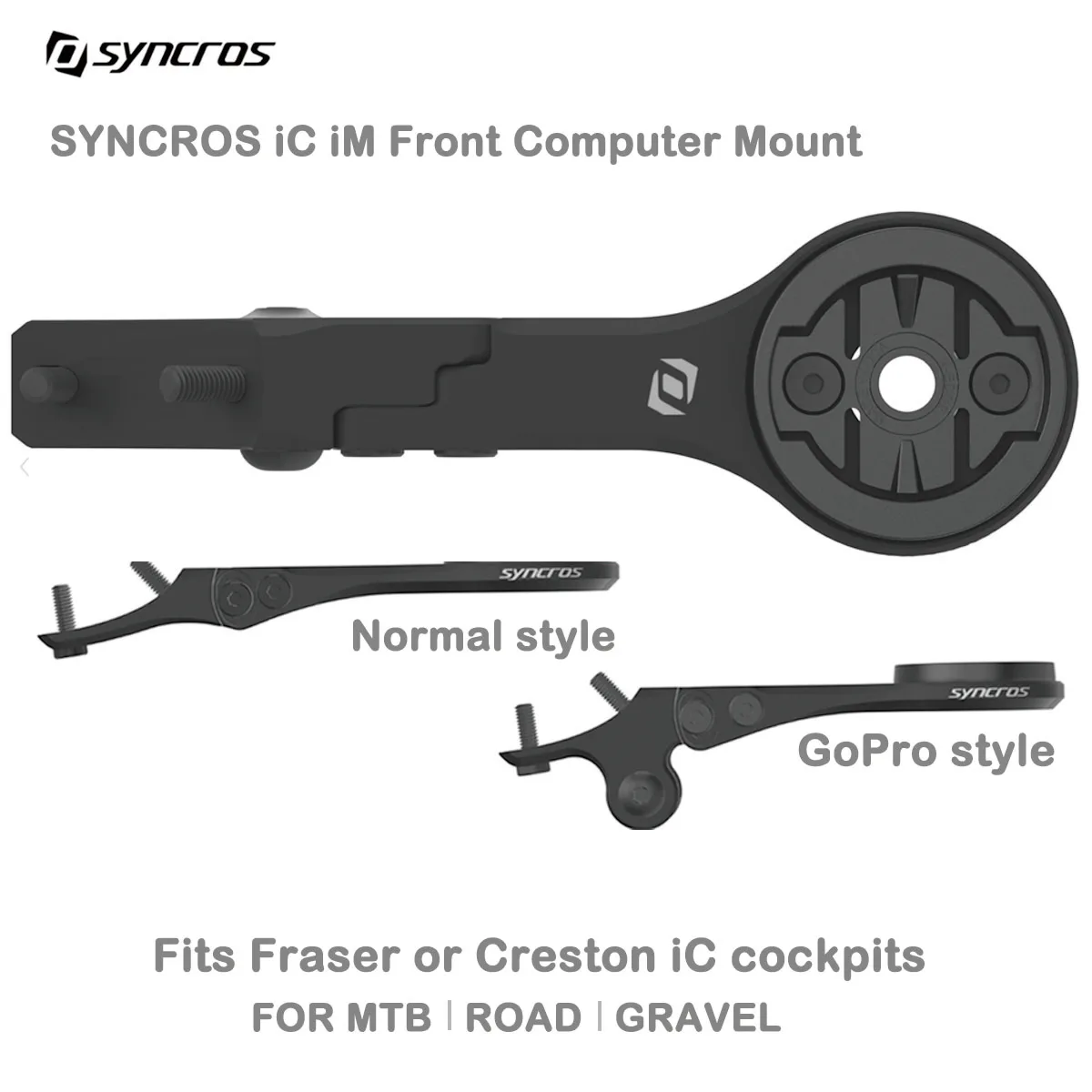 

Качественное крепление для компьютера из сплава, совместимое с кокпитами Fraser или Creston iC, для всех моделей Syncros iC с 2020 по 2023 год, аксессуар для велосипедного GPS-навигатора.