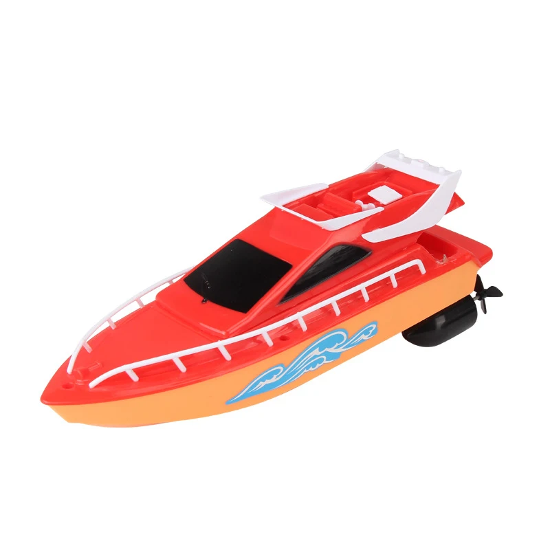 Modèle de bateau télécommandé électrique étanche pour enfants, jouets de voile, soleil, rouge, vitesse, RC