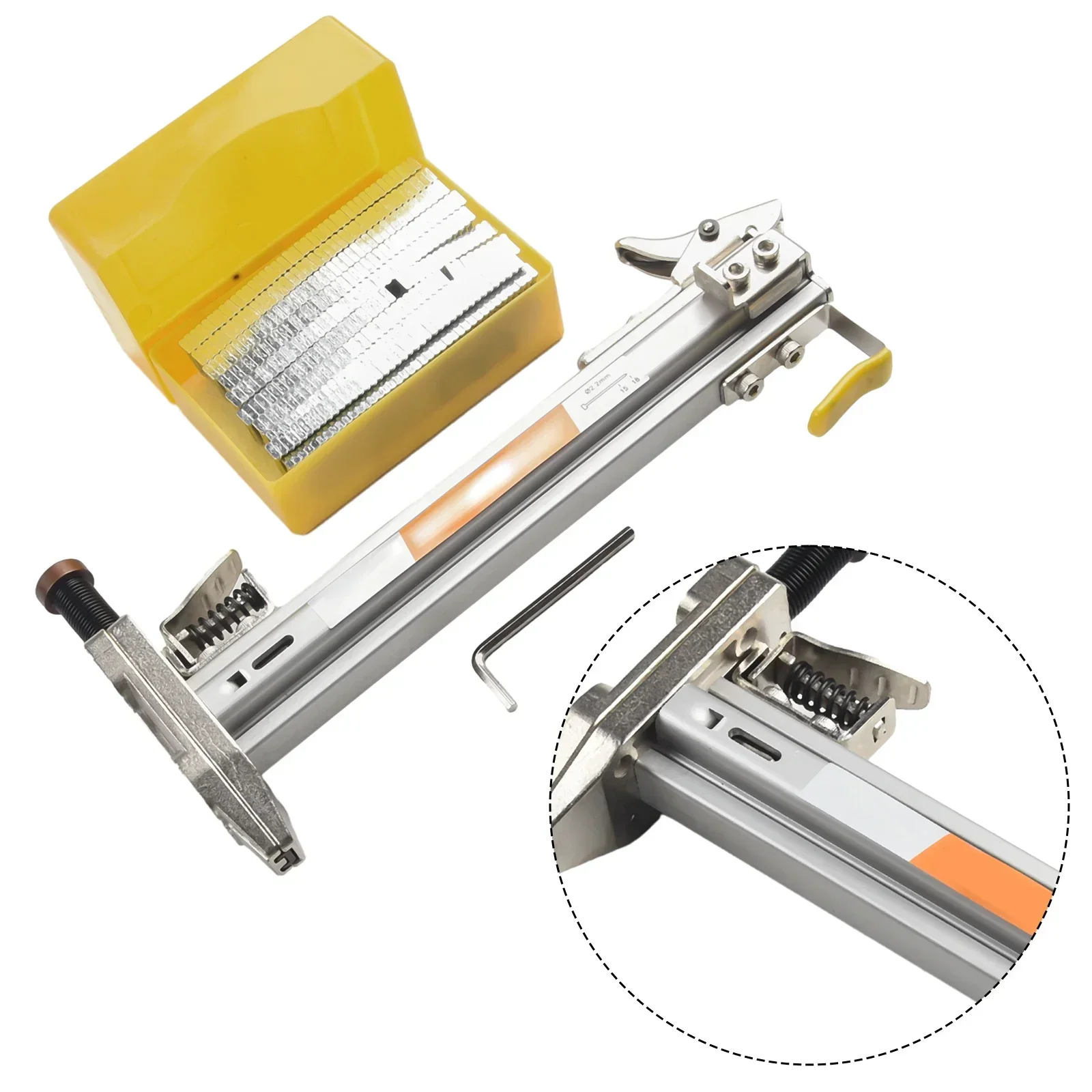 

Power Tool Manual Nailer Wire Slot Inding Straight Nailing Tool Woodworking Decoration Nails ST18 Semi-Automatic