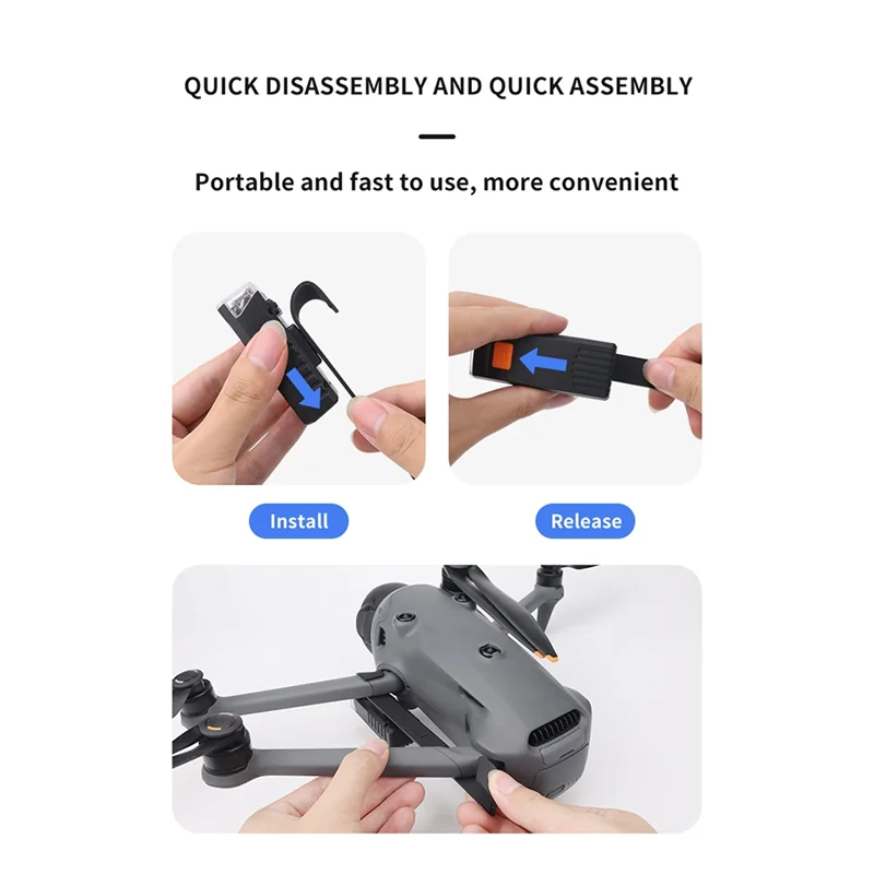 AP-Signal Warning Navigation Light Fill Light Dual Light Searchlight Night Flight For DJI Mavic 4 Pro Drone Rechargeable