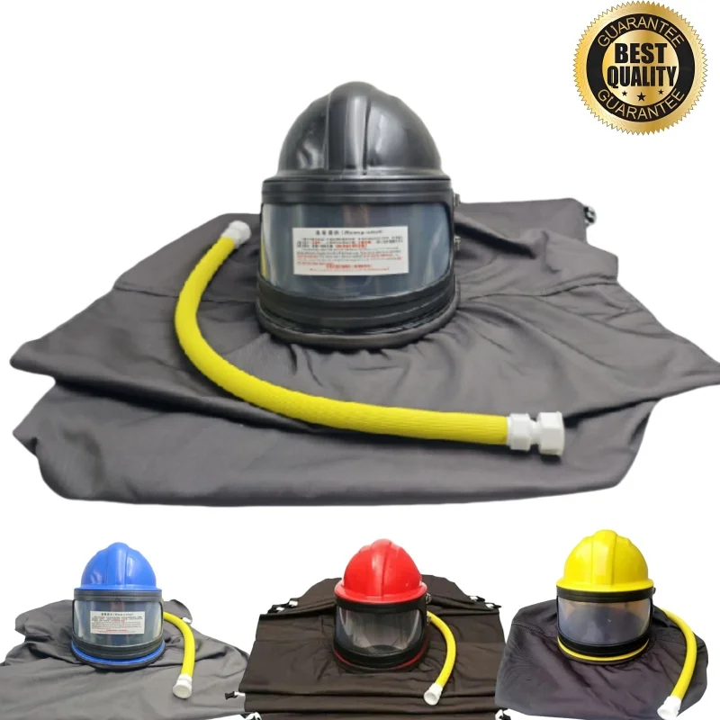 

Защитный пескоструйный шлем, высококачественная пылезащитная маска из АБС-пластика, пескоструйная защита с устройством регулировки температуры