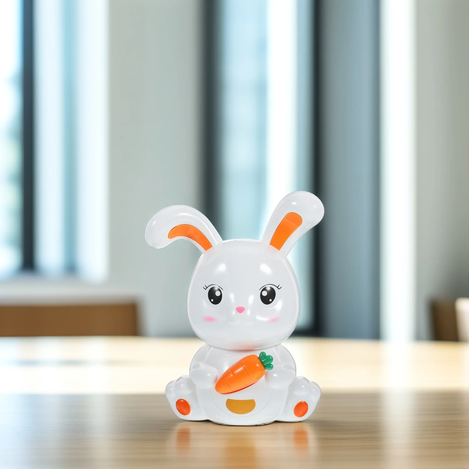 Tirelire lapin mignon dessin animé lapin pièce conteneur tirelire pour enfants filles garçons économie d'argent pot tirelire enfants lapin décor
