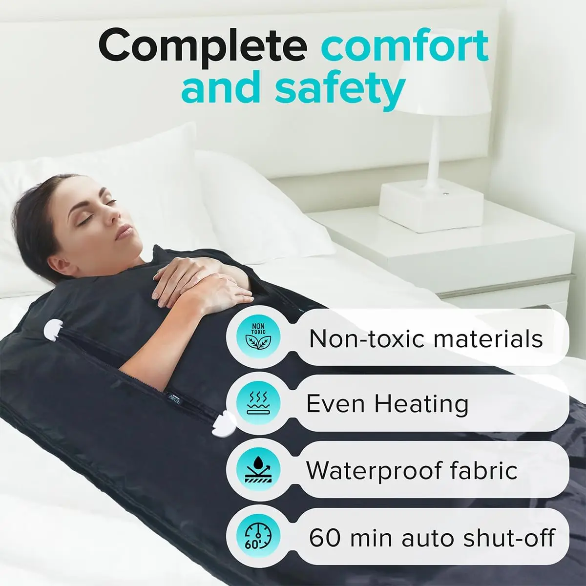 Portable Far Infrared Sauna Blanket 4
