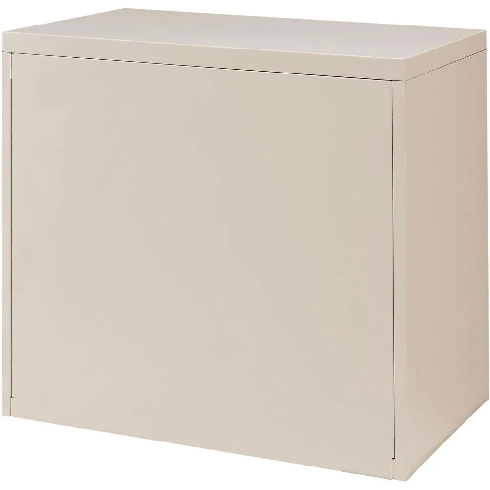 Armário de arquivo lateral de duas gavetas premium de 30 polegadas de largura em massa