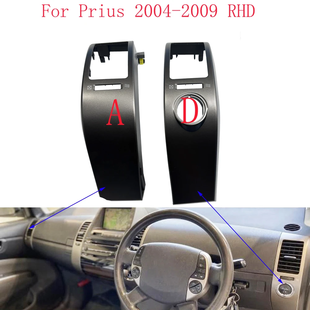 For Toyota Prius 2004-2009 RHD Dashboard Air Vents Trim Frame Air Conditioner Outlet Panel Cover air Fresh