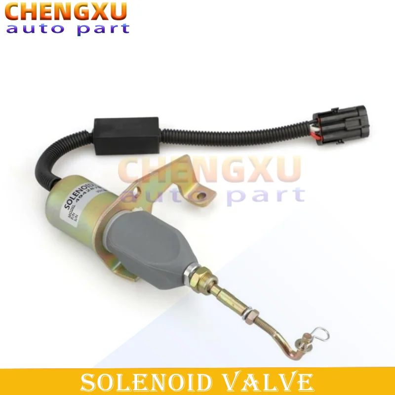 4942879 5295567 24V Fuel Shutoff Stop Solenoid Valve for Cummins 6BT 6BTA 5.9L 4BT 4BTA