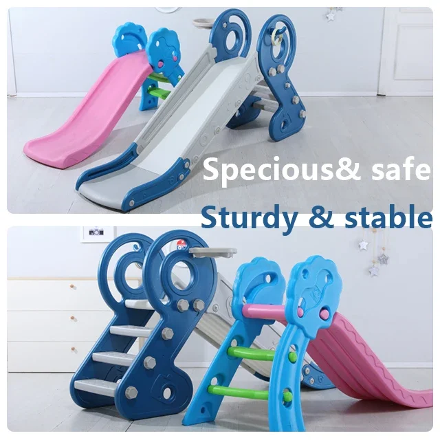 Aire de jeux intérieure HDPE pour bébés, dernier modèle, toboggan pour tout-petits